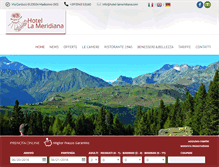 Tablet Screenshot of hotel-lameridiana.com